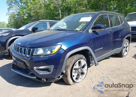 2019 Jeep Compass Limited 4X4 z USA, uszkodzony, nr VIN 3C4NJDCB1KT680147